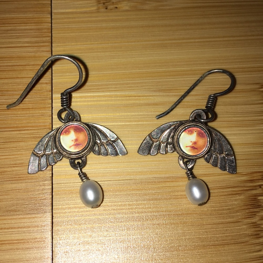 Angel Face Earrings HANDMADE